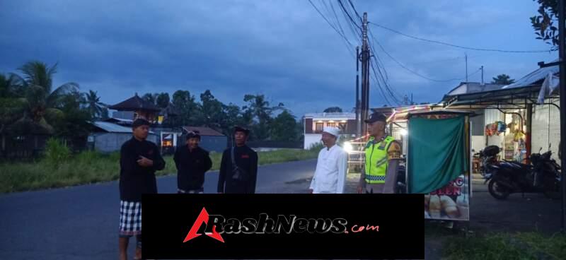 Guna Kelancaran Upacara Melasti Bhabinkamtibmas Desa Cau Belayu Polsek Marga Pengamanan Dan Pengaturan Lalin