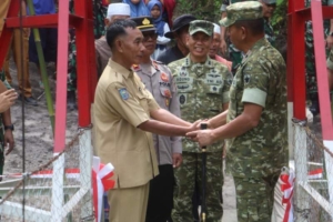 Jembatan Gantung Garuda Resmi Difungsikan, Danrem 162/WB Perkuat Konektivitas Warga Lombok Timur