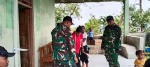 Peduli Generasi Sehat Perbatasan, Yonarmed 12 Kostrad Dampingi Posyandu di Desa Fohoeka