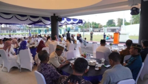 Momentum Ramadan, Kodim 1630/Mabar Gelar Buka Puasa Bersama Disertai Ceramah Tabligh dan Santunan