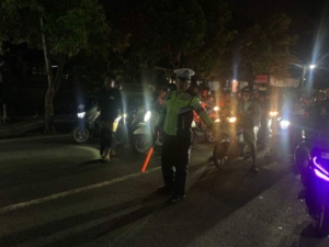 Pengamanan Latihan Kegiatan Nektek Dan Okokan Masyarakat Desa Kediri, Tabanan