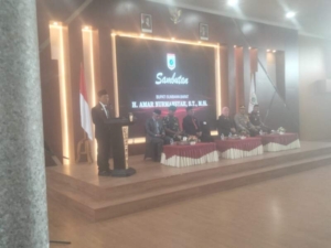 Dandim 1628/Sumbawa Barat Letkol Inf Rendra Agit Trisnawan Dampingi Forkopimda pada Pelantikan Pejabat Daerah