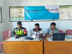 Babinsa Dampingi Rapat Anggota Tahunan KDKMP Desa Lale Tahun Buku 2025
