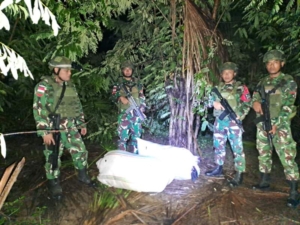 Di Tengah Lebaran, Yonarmed 12 Kostrad Bongkar Upaya Penyelundupan di Perbatasan