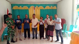 9 KK di Desa Boru Terima BLT Dana Desa, Babinsa Ingatkan Pemanfaatan Tepat