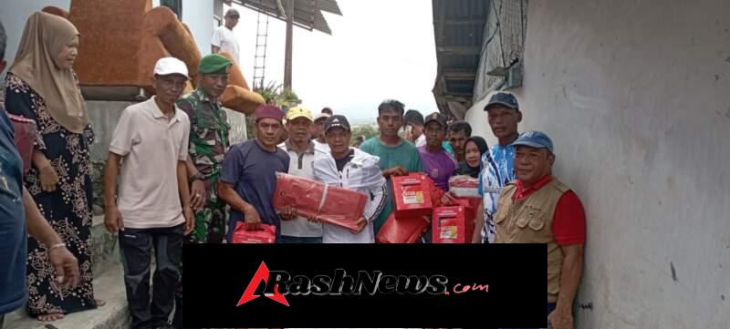 Babinsa Serka Sarifudin Turun Langsung Tangani Dampak Puting Beliung di Dompu