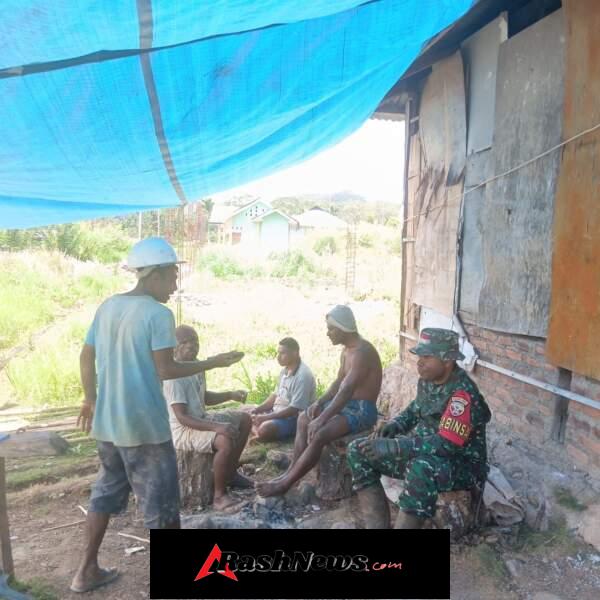 Komsos Jadi Sarana Babinsa Serap Aspirasi Masyarakat Welai Selatan