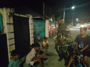 Koramil 1628-05/Jereweh Intensifkan Patroli, Warga Diimbau Tingkatkan Kewaspadaan