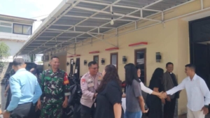 BABINSA Koramil 1611-07/Denbar Monitoring Ibadah JUMAT AGUNG DI GSJA SHALOM