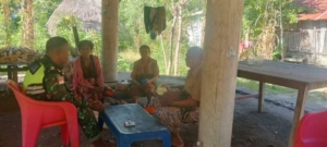 Sertu Manuel Alves Ajak Lansia Jaga Kesehatan dan Kebersihan Lingkungan