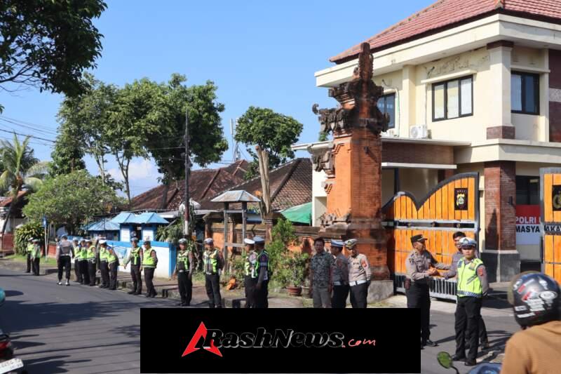 Tingkatkan Kesiapsiagaan, Polres Karangasem Gelar Latihan “Alarm Steling”