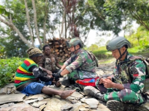‎Menjangkau yang Terpencil, Satgas Yonif 743/PSY Hadir Membawa Layanan Kesehatan ke Kampung Ginnik