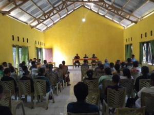 Rapat Desa Taloetan Bahas Perintisan Jalan Rabat Baru