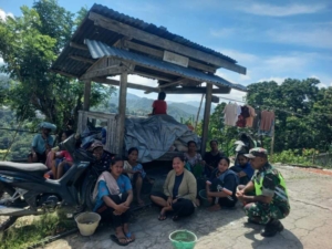 Jaga Keamanan Wilayah, Babinsa Turun Langsung ke Masyarakat Nakuramba