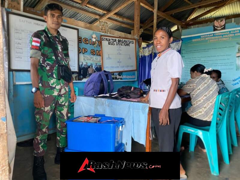 Babinsa Bersinergi Salurkan Gizi bagi Anak Sekolah