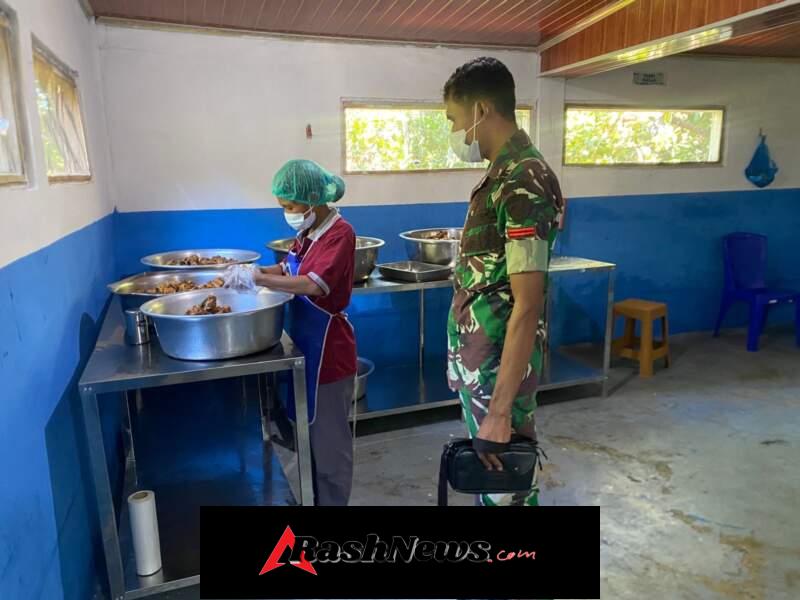 Kepedulian Babinsa, Ribuan Siswa Terima Makanan Bergizi
