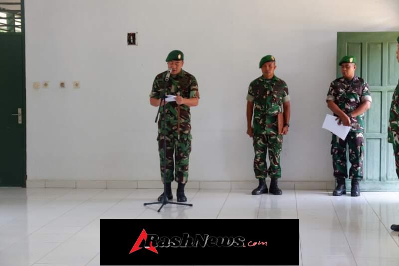 Keluarga dan Kinerja Jadi Fokus Dandim Saat Pelantikan Kenaikan Pangkat Personel Kodim 1602/Ende