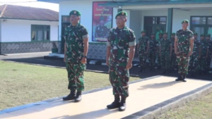 Upacara Kenaikan Pangkat Berlangsung Khidmat di Makodim 1625/Ngada