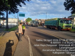 Gelar Strong poin pagi Wujud Nyata Polsek Selemadeg barat Hadir di Tengah Masyarakat Pagi Hari