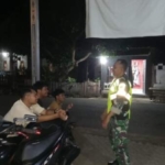 ‎Hadir di Tengah Masyarakat, Koramil Moyo Hilir Pastikan Wilayah Tetap Aman