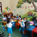 Tanamkan Etika Dan Sopan Santun, Babinsa Getakan Sambangi TK Widya Bhuana Sari