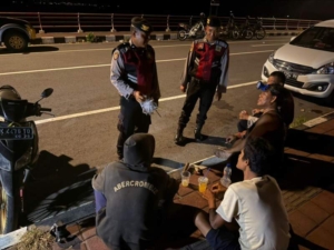 Patroli Blue Light Diperkuat, Polres Klungkung Antisipasi Gangguan Kamtibmas Malam Hari.