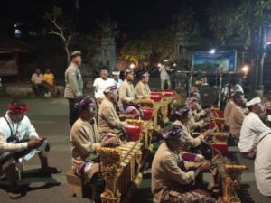 Bhabinkamtibmas Desa Gunaksa Amankan Kegiatan Napak Pertiwi.
