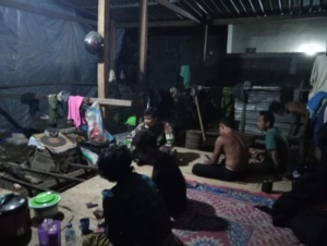 Patroli Malam Koramil Seteluk, Wujud Nyata Jaga Keamanan Wilayah