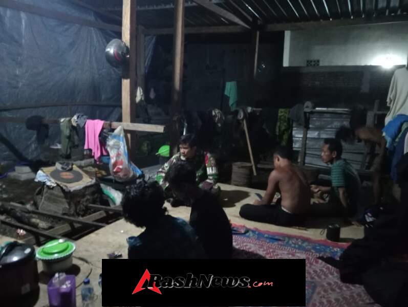 Patroli Malam Koramil Seteluk, Wujud Nyata Jaga Keamanan Wilayah