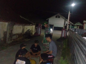 Patroli Malam Jereweh Berjalan Lancar, Situasi Wilayah Tetap Kondusif