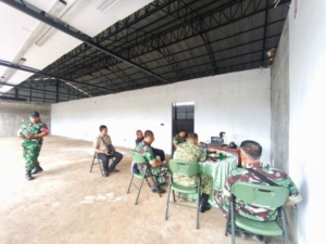 Kodim 1616/Gianyar Tancap Gas, Percepat Koperasi Merah Putih Lewat Vidcon Nasional