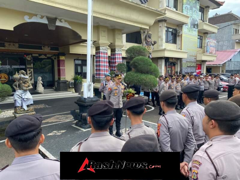 Kapolres Badung Tekankan Disiplin dan Respons Cepat dalam Apel Jam Pimpinan
