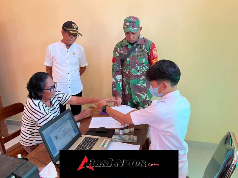 Kopka Wiful Pantau Langsung Pembagian BLT DD, Warga Anturan Terima Manfaat”