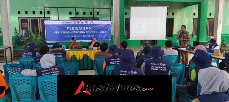 Babinsa Kawal Penyusunan Rencana Kontijensi, Tingkatkan Kewaspadaan Warga
