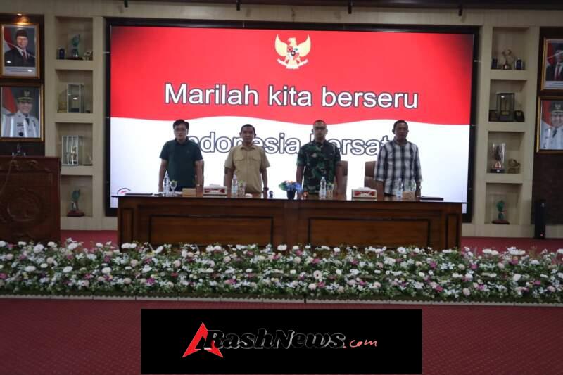 Tingkatkan Sinergi dan Koordinasi, Dandim 1607/Sumbawa Pimpin Rakor KDMP