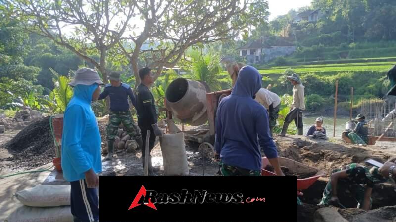 Sinergi TNI dan Masyarakat Dukung Percepatan Pembangunan Jembatan Perintis Garuda