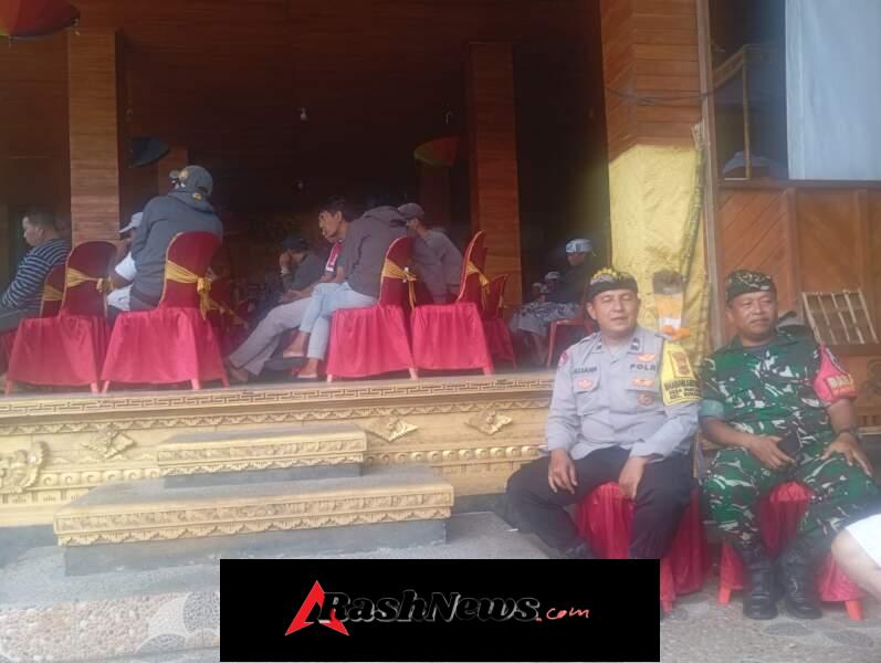 Sinergi TNI-Polri, Kegiatan Relawan Nyame Beraye di Sukasada Berjalan Aman
