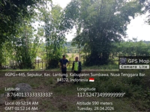 Danramil Ropang Turun Langsung Tinjau Lahan KDKMP di Kecamatan Lantung  ‎