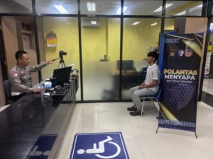 Polantas Menyapa Warnai Pelayanan SIM di Polres Badung