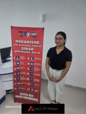 Berikan Kemudahan kepada Masyarakat, Polres Karangasem Ajak Masyarakat Manfaatkan Layanan SIM Online SINAR