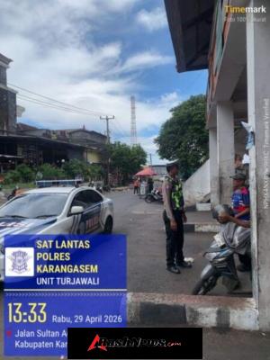 Satlantas Polres Karangasem Intensifkan Patroli Dialogis di Beat 1 Guna Cegah Laka Lantas dan Gangguan Kamtibmas