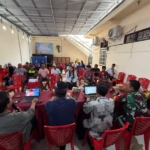 Kegiatan rapat dan sosialisasi Kampung Nelayan Merah Putih (KNMP) berjalan dengan aman.