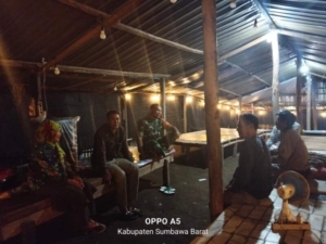 Koramil Taliwang Aktif Patroli Malam, Situasi Wilayah Tetap Aman dan Terkendali