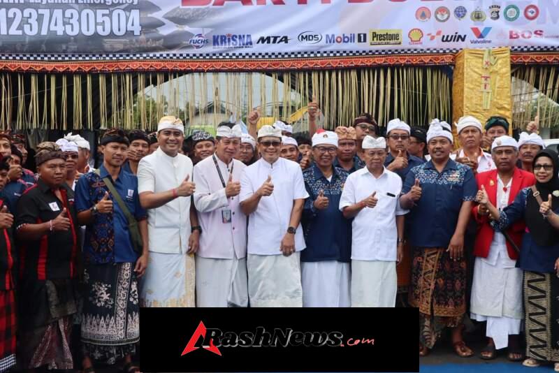 Kapolres Karangasem Hadiri Peresmian Anjungan Servis Gratis PBMB Bersama Gubernur Bali