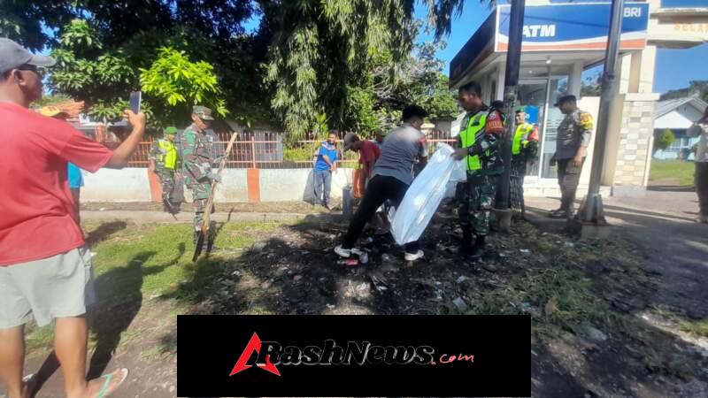 Forkopimcam Kempo Gelar Aksi Bersih Parit Dukung Program Dompu Bersih Semesta