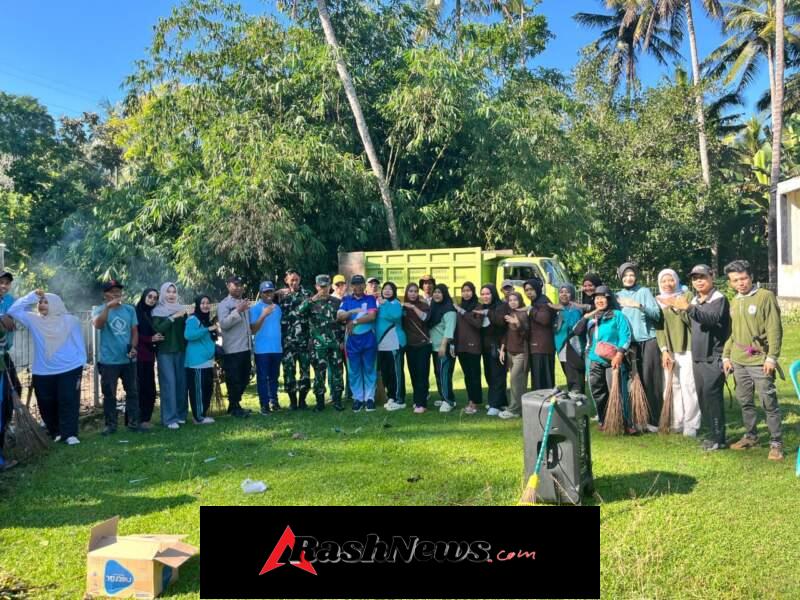 Danramil 1628-03/Seteluk Pimpin Gotong Royong Fasilitas Umum di Kelanir