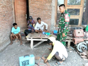 Peran Babinsa Menonjol, Sertu Ruslan Turun Langsung Dampingi Warga Lepadi