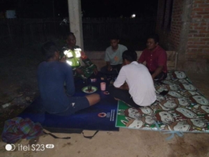 TNI dan Warga Bersinergi Jaga Kamtibmas di Wilayah Donggo