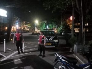 Minimalisir Terjadinya Kecelakaan Akibat Balapan Liar Polsek Kuta Utara Patroli Di Jalan Gatsu Barat.