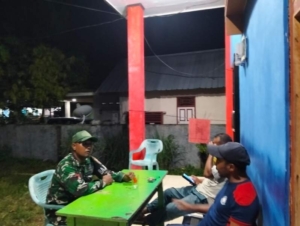 Koramil Jereweh Intensifkan Patroli Malam, Wujud Kepedulian TNI terhadap Kamtibmas